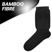 6 Pairs Men’s Extra Wide Bamboo Socks Ultra Soft Loose Top Non Elastic Gentle Cuff Breathable Everyday Wear UK 6-11 by Sock Stack Socks