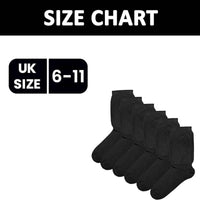 6 Pairs Men's Extra Wide Diabetic Socks Non Elastic Loose Top Moisture-Wicking Antibacterial Breathable Cotton for Leg Swelling Sock Stack Socks