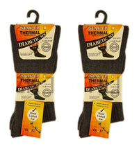 6 Pairs Men's Non-Elastic Diabetic Socks Moisture-Wicking Antibacterial Viloft Blend for Swollen Feet and Improved Circulation UK 6-11 By Sock Stack Socks