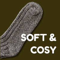 6 Pairs Men's Ultra Chunky Wool Thermal Socks for Outdoor Activities Warm Thick Insulated Winter Work Boots Sock UK Sizes 6-11 EU 39-45 Assorted Colours by Sock Stack Socks