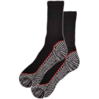6 Pairs Mens Bamboo Moisture-Wicking Work Socks Cushioned Reinforced Heel Toe Durable Odour Control Ideal for Construction Hiking Long Hours by Sock Stack 6-11 Socks