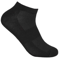 6 Pairs Mens Bamboo Sports Liner Socks Antibacterial Moisture Wicking Hypoallergenic for Gym Running Summer Sensitive Skin Black White Grey UK 6-11 by Sock Stack Socks