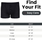 6 Pairs Mens Boxer Short Ribbed Boxers Cotton Stretch Boxershorts Underwear Black MB09- SMALL by Sock Stack Boxer Shorts