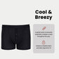 6 Pairs Mens Boxer Short Ribbed Boxers Cotton Stretch Boxershorts Underwear Black MB09- SMALL by Sock Stack Boxer Shorts