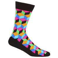 6 Pairs Mens Fun Novelty Cotton Rich Socks Comfortable Breathable with Sculpted Heels and Toes Assorted Styles Perfect Fit UK 6-11 EUR 39-45 by Sock Stack Socks