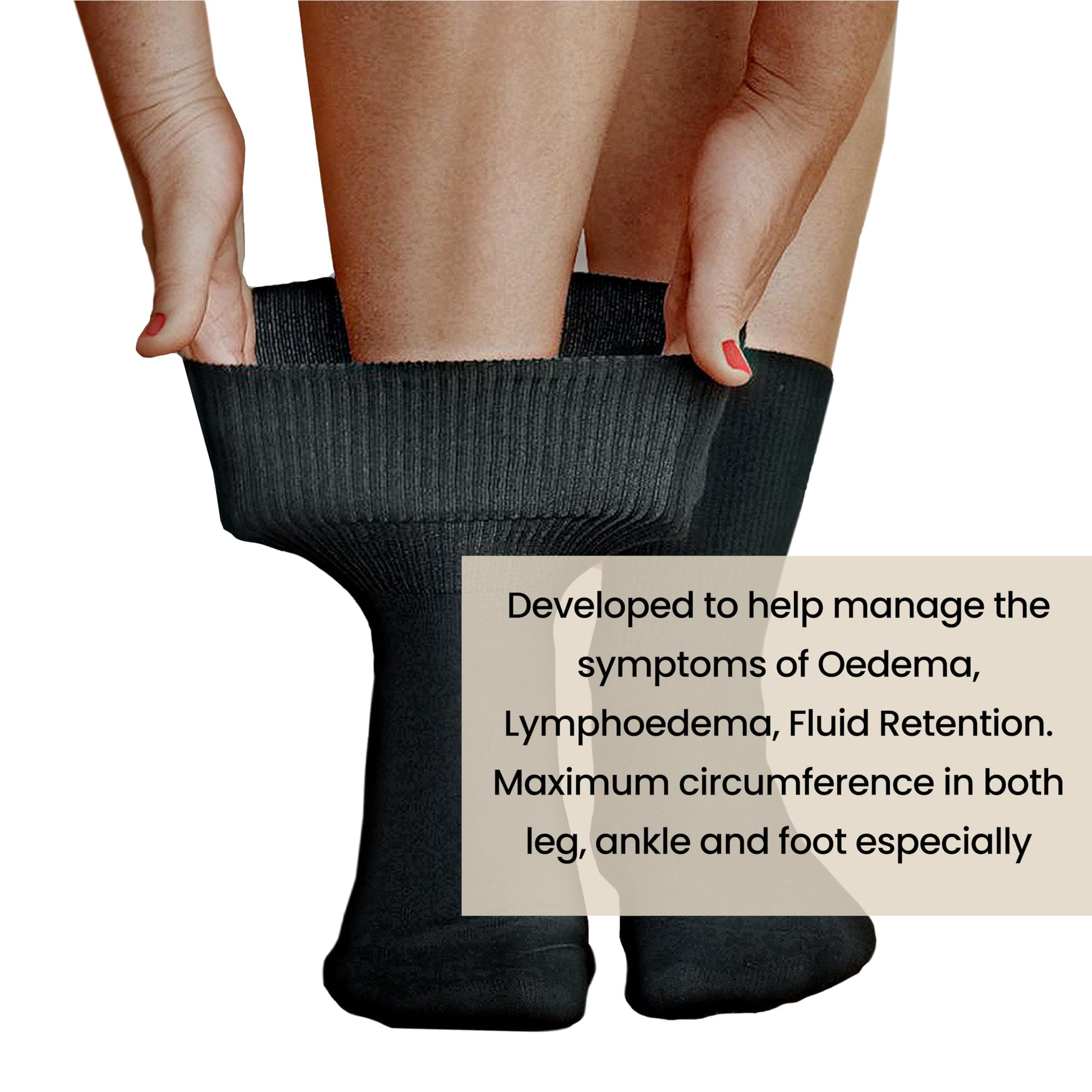 6 Pairs of Women's Extra Wide Diabetics Socks Super Soft Breathable Eco-Friendly Ladies Sock Ideal for Everyday wear UK Size 4-8 by Sock Stack Socks