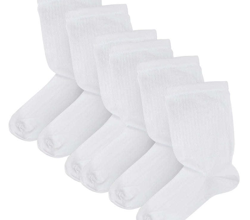Sock Stack Women's Extra Wide Diabetic Socks 6 Pairs Breathable Soft ...