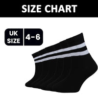 6 Pairs of Women's Short Sports Socks Fashion Crew Length Ladies Sock Ideal for Everyday Wear by Sock Stack Socks