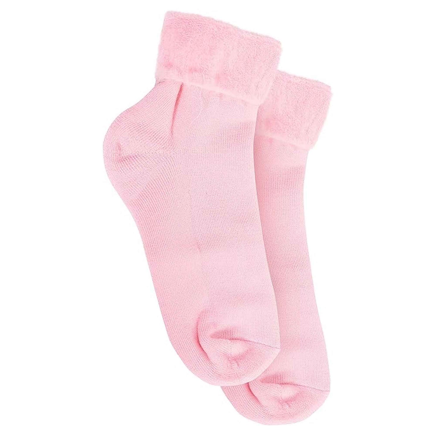 6 Pairs Women's Thermal Bed Socks Super Soft Cozy Winter Slipper Socks Anti-Slip Multiple Colors Warm Snug Fit UK Sizes 4-7 by Sock Stack Socks