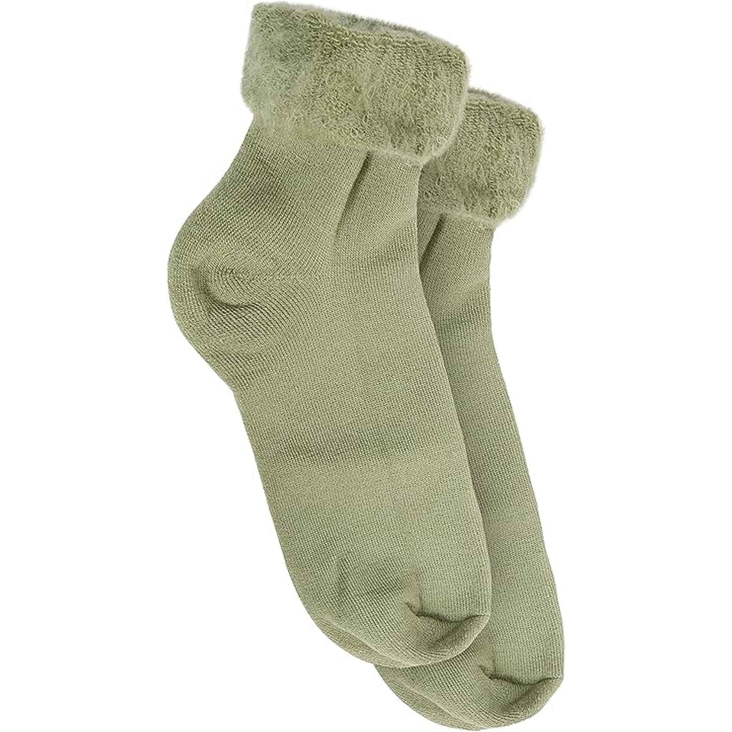 6 Pairs Women's Thermal Bed Socks Super Soft Cozy Winter Slipper Socks Anti-Slip Multiple Colors Warm Snug Fit UK Sizes 4-7 by Sock Stack Socks
