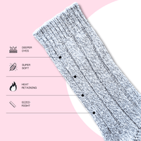 6 Pairs Women's Ultra Chunky Wool Thermal Socks for Outdoor Activities Warm Thick Insulated Winter Work Boots Sock Size UK 4-7 EU 37-40 Assorted Colours by Sock Stack Socks