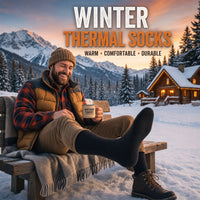 Sock Stack Men's Thermal Boot Socks 6 Pack Insulated Hiking Work Socks UK 6-11 Warm Brushed Winter Base Layer