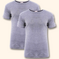 2 Pack Men's Thermal Underwear T Shirt Tops Warm Durable Baselayer Insulated Brushed Yarn for Running Hiking Outdoor Sports Workwear Small to XXL White Black Grey Navy by Heatwave Thermalwear