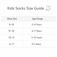 Sock Stack 6 Pairs Kids Cotton Rich School Socks Ankle Breathable Durable Uniform Unisex