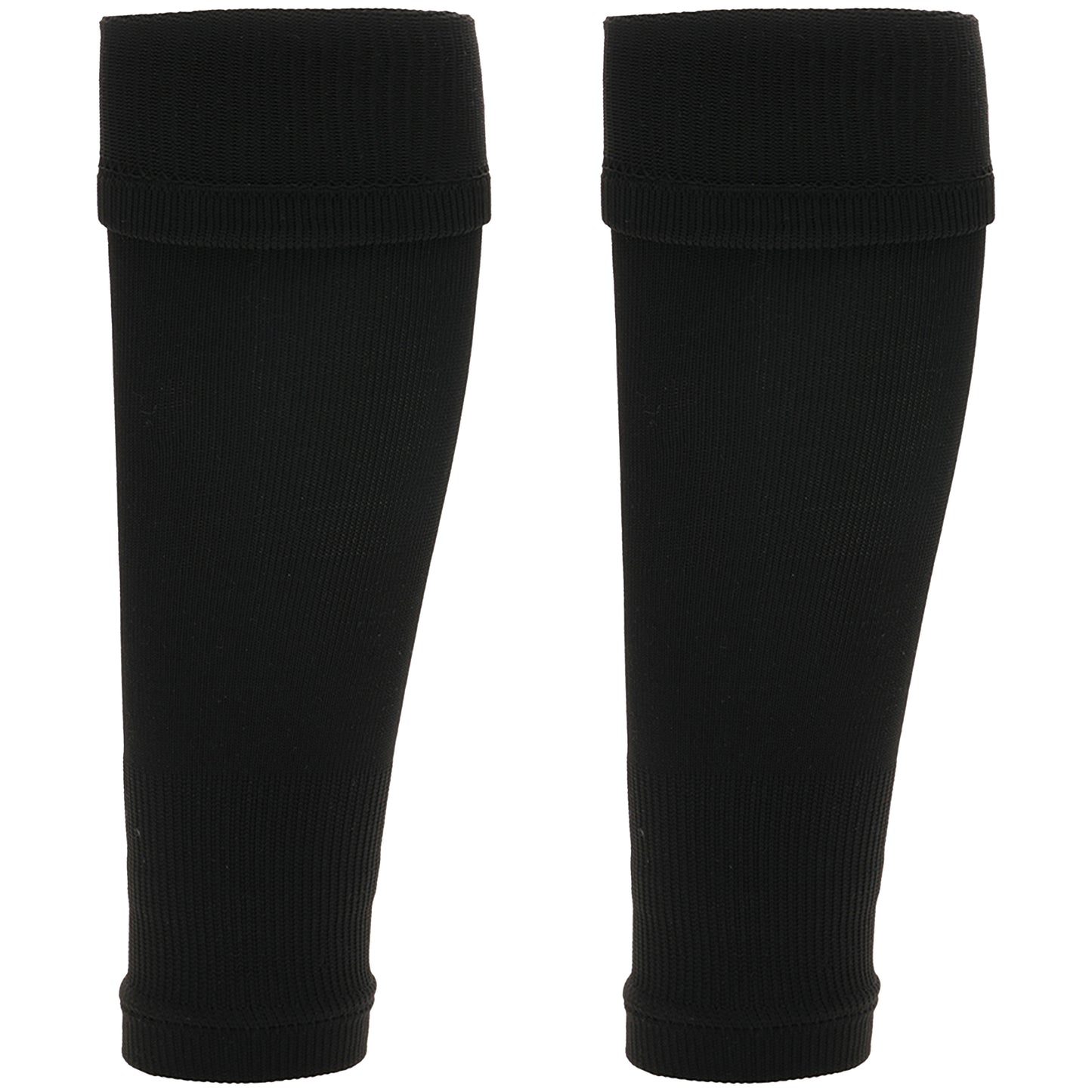 Adults Black Football Leg Sleeve Socks Compression Support Fits Over Shin Pads Breathable & Secure for Training Running by Sock Stack. Buy now for £9.00.
