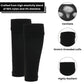 Adults Black Football Leg Sleeve Socks Compression Support Fits Over Shin Pads Breathable & Secure for Training Running by Sock Stack. Buy now for £9.00.