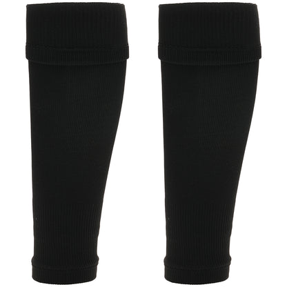 Adults Black Football Leg Sleeve Socks Compression Support Fits Over Shin Pads Breathable & Secure for Training Running by Sock Stack. Buy now for £9.00.