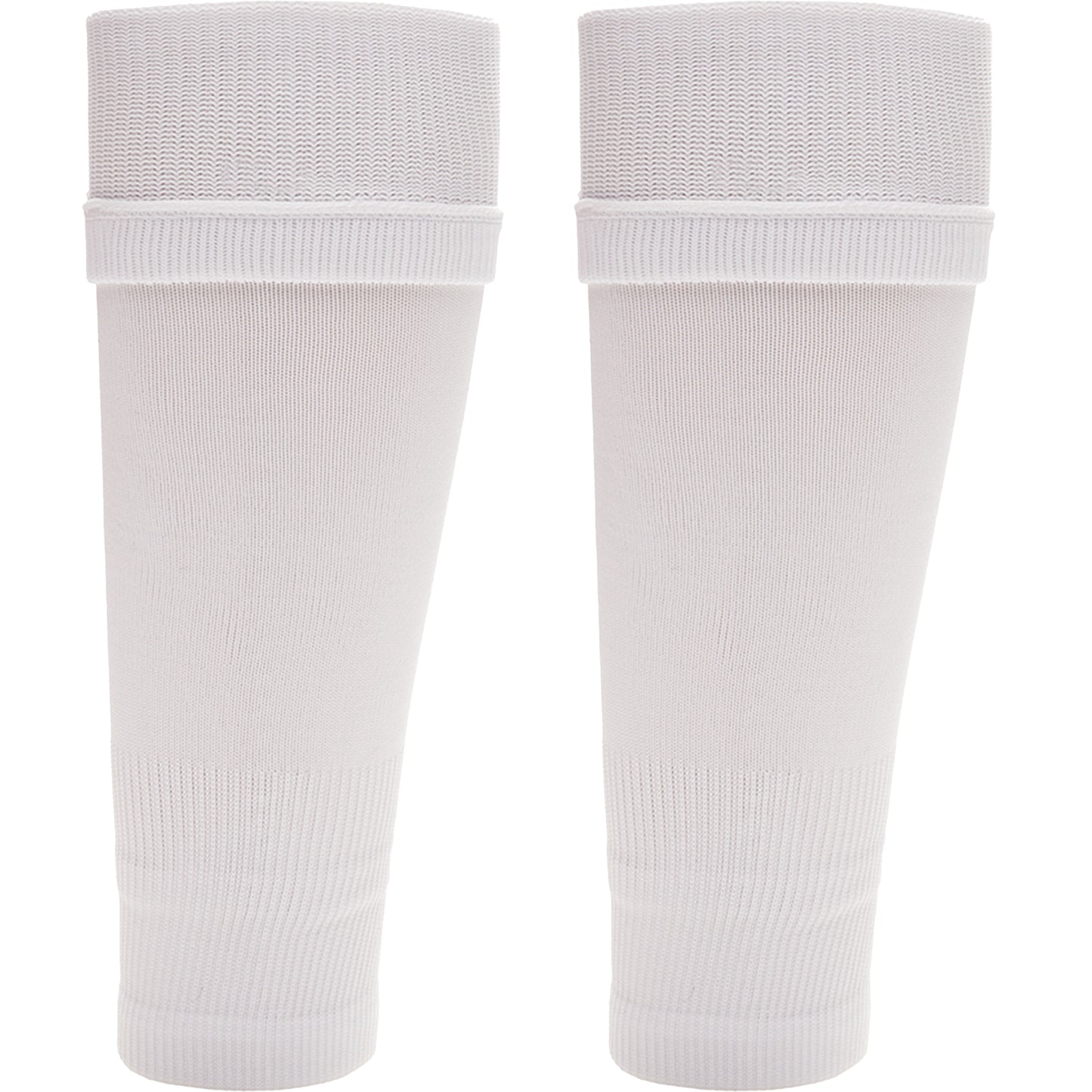 Kids Leg Sleeve Socks White Fits Over Calf Shin Pads Compression Sleeves for Football Training Running by Sock Stack. Buy now for £9.00.