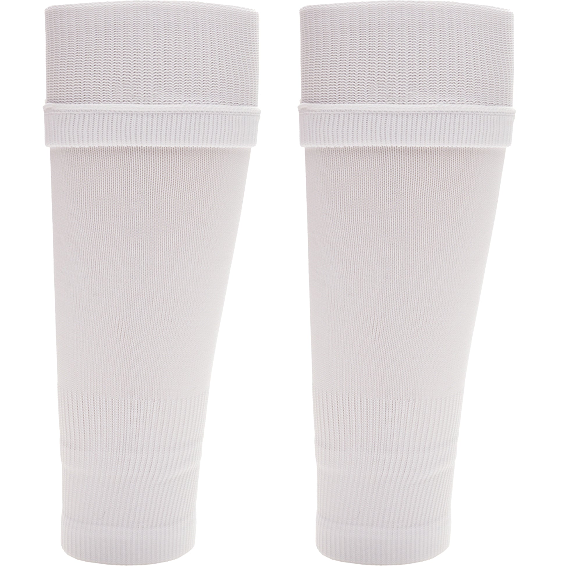 Kids Leg Sleeve Socks White Fits Over Calf Shin Pads Compression Sleeves for Football Training Running by Sock Stack. Buy now for £9.00.