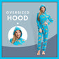 Ladies Soft Horse Print Fleece Hooded Onesie Pyjamas Warm Nightwear Jumpsuit with Zipper Elastic Cuffs Pink Blue Sizes 10-20 by Daisy Dreamer. Buy now for £10.00.