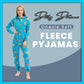Ladies Soft Horse Print Fleece Hooded Onesie Pyjamas Warm Nightwear Jumpsuit with Zipper Elastic Cuffs Pink Blue Sizes 10-20 by Daisy Dreamer. Buy now for £10.00.