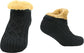 Luxurious Nordic Fluffy Sherpa Lined Slipper Socks for Men and Women Warm Non-Slip Indoor Winter House Shoes Fair Isle Black Navy Grey UK 4-7 8-12 by Sock Stack. Buy now for £9.00.