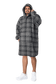 Oversized Men's Hooded Blanket Sweatshirt with Sherpa Lining Plush Wearable Hoodie for Lounging Camping One Size Fits All by Daisy Dreamer. Buy now for £18.00.