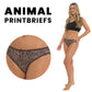 Pack of 10 Women's Animal Print Briefs Zebra Leopard Low Rise Knickers Cotton Underwear Set Daisy Dreamer. Buy now for £10.00.