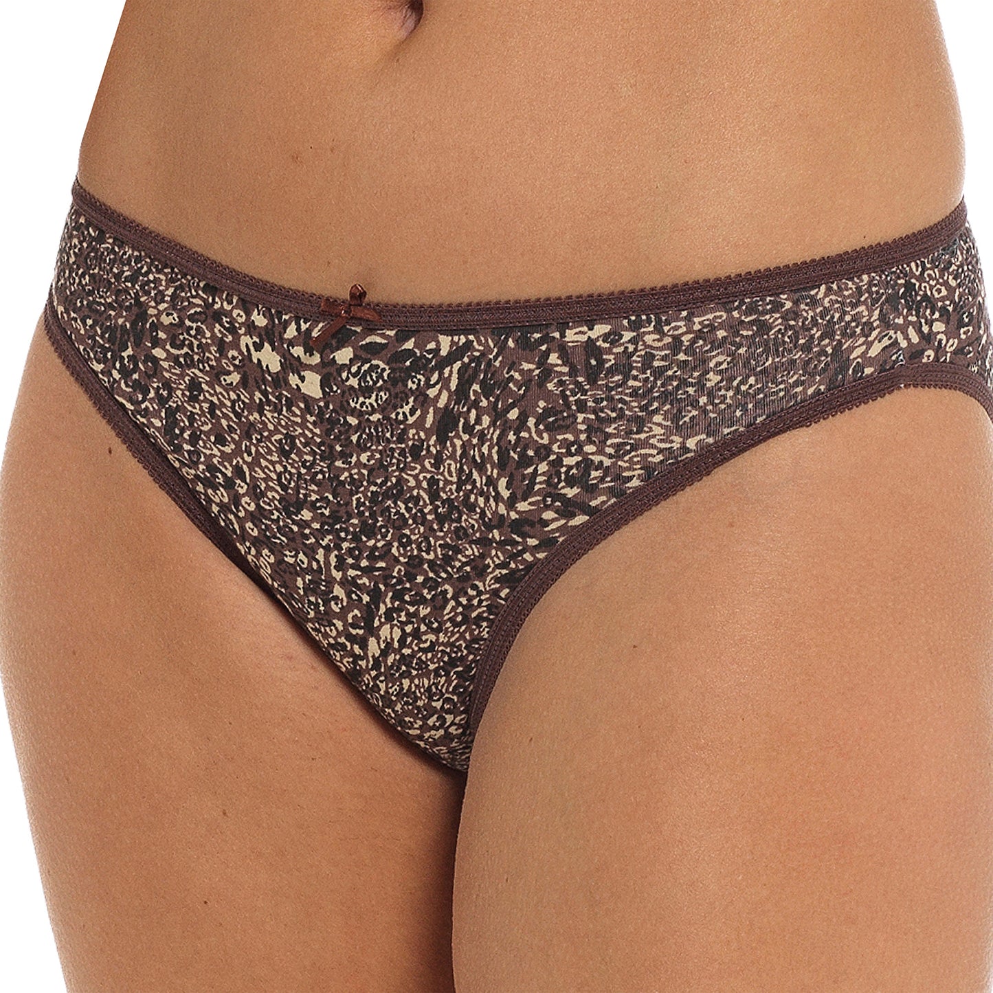 Pack of 10 Women's Animal Print Briefs Zebra Leopard Low Rise Knickers Cotton Underwear Set Daisy Dreamer. Buy now for £10.00.