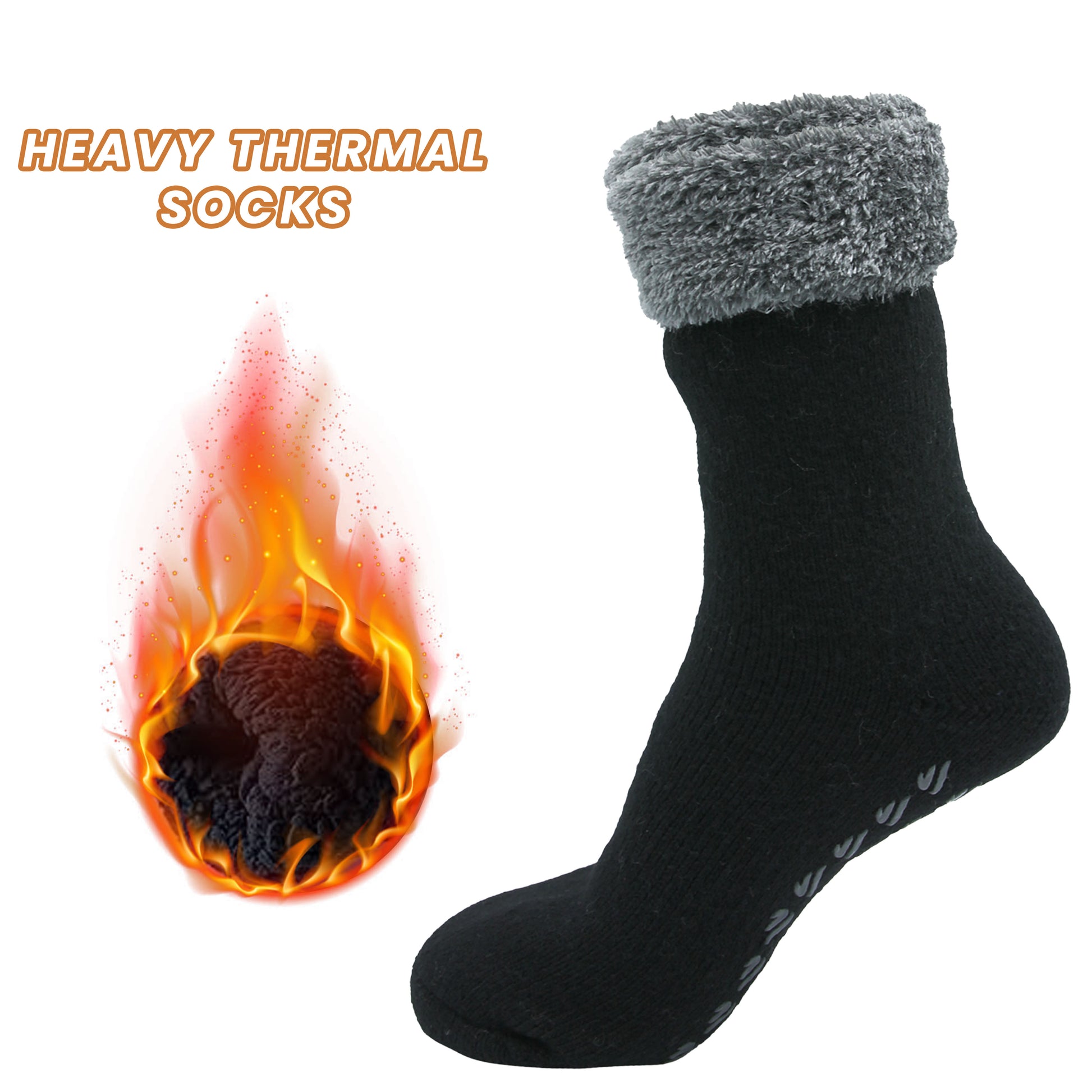 Pack of 2 Women's Feather Soft TOT Slipper Socks with Anti-Slip Grips Fleece Lined Cozy Winter Indoor Lounge Socks by Sock Stack. Buy now for £14.00.