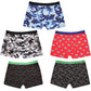 Pack of 5 Boys Boxer Shorts Cotton Rich Football Army Gamer Designs Elastic Waistband Comfortable Underwear for Active Kids by Sock Stack. Buy now for £9.00.