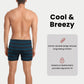 Pack of 6 Men’s Boxer Shorts Classic Fit Jersey Underwear with Printed Design Button Fly & Elastic Waistband by Sock Stack. Buy now for £14.00.