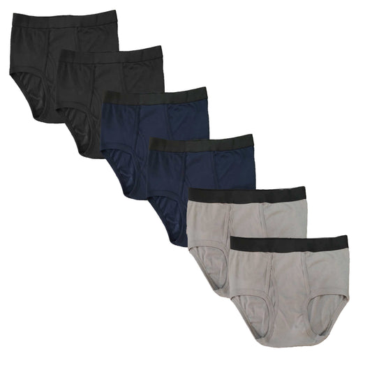 Pack of 6 Mens Cotton Briefs Soft Waistband Breathable Durable Underwear Comfortable All Day Wear MB05/06 by Sock Stack. Buy now for £8.00.