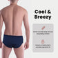 Pack of 6 Men's Printed Cotton Blend Briefs Classic Fit Underwear with Elastic Waistband Plain Dot & Stripe Designs by Sock Stack. Buy now for £14.00.