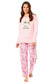 Women's Soft Pink Dogs Pyjama Lounge Set, Ladies Everyday PJs. Buy now for £15.00. A Pyjamas by Daisy Dreamer. 12-14, 14-16, 16-18, 20-22, best friends, black, bottom, bridesmaid, cotton, dogs, girls, gym, hosiery, hotel, jersey, ladies, large, long sleev