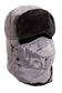 Versatile Winter Trapper Hat with Removable Face Cover Adjustable Ear Flaps Showerproof Fur Lined Ideal for Skiing Snowboarding Hiking by Heatwave Thermalwear. Buy now for £10.00.