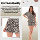 Women's Cotton Pyjama Set with Leopard and Zebra Prints Breathable Comfortable Loungewear Sleepwear in Multiple Sizes by Daisy Dreamer. Buy now for £10.00.