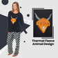 Women's Highland Cow Thermal Fleece Pyjamas Set Soft Warm Winter PJs Animal Print Loungewear Sleepwear Long Sleeve Top and Bottom by Daisy Dreamer. Buy now for £15.00.