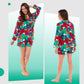 Women's Luxurious Jaguar Jungle Leopard Pyjama Set Button Up Short Loungewear Sleepwear Soft Breathable Comfortable Stylish PJs Sizes S M L XL by Daisy Dreamer. Buy now for £13.00.