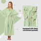 Women's Luxury Waffle Fleece Robe Soft Warm Long Dressing Gown with Belt and Pockets Loungewear by Daisy Dreamer. Buy now for £15.00.