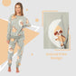 Women's Sloth Soft Fleece Pyjama Set Long Sleeve Animal Print Warm PJs Loungewear Sleepwear for Ladies by Daisy Dreamer. Buy now for £14.00.