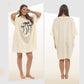 Daisy Dreamer Women Bows Print Nighty Dress Baggy Oversized 100% Cotton Short Sleeved Nightshirt Relaxed Fit Loungewear BOWS Night Dress