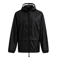 Heatwave Hooded Raincoat Kagools Jacket Unisex Adult Men and Women Water-Resistant Lightweight Ideal for Spring Summer & Travel BLACK / S Rain Coat