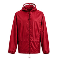 Heatwave Hooded Raincoat Kagools Jacket Unisex Adult Men and Women Water-Resistant Lightweight Ideal for Spring Summer & Travel CHERRY / S Rain Coat