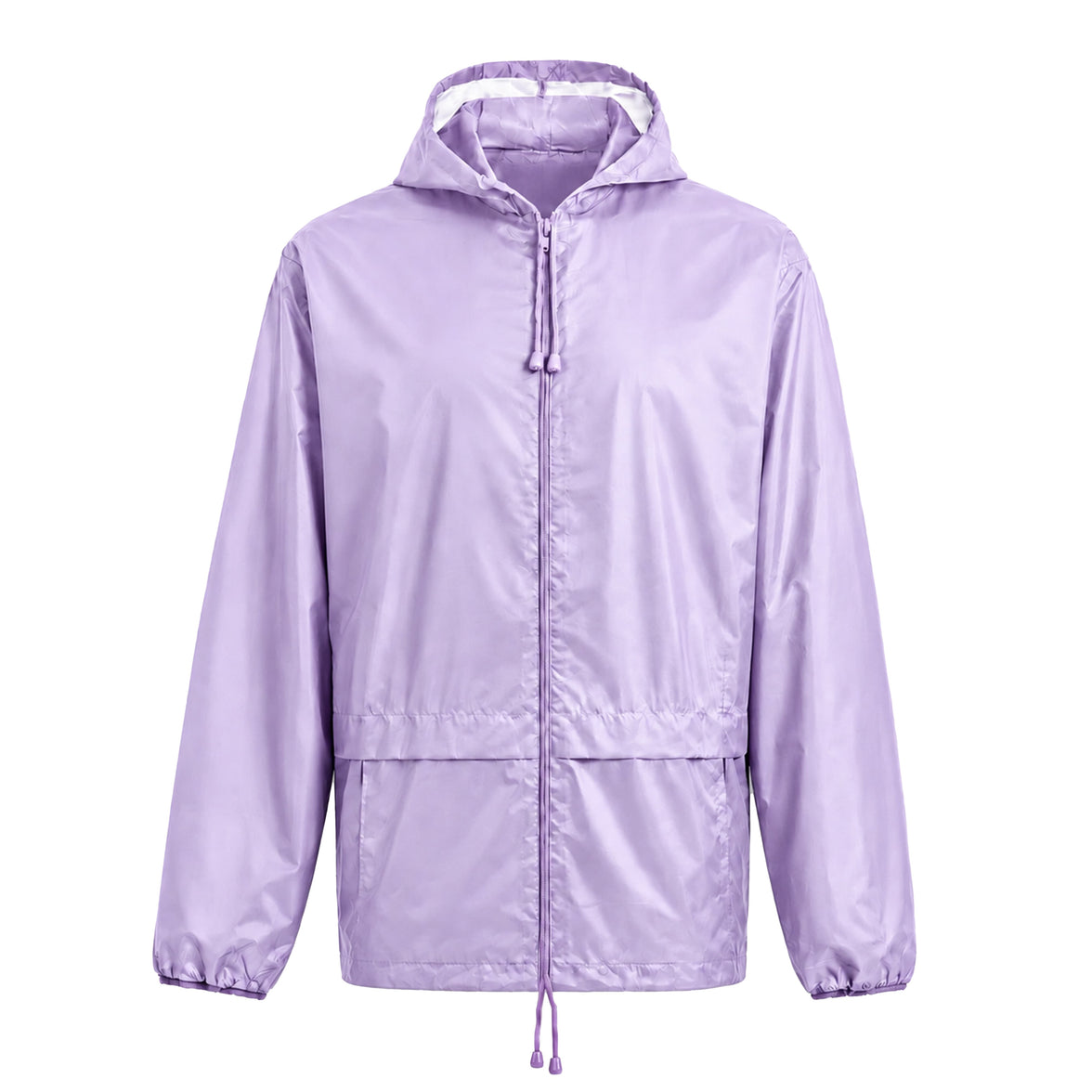 Heatwave Hooded Raincoat Kagools Jacket Unisex Adult Men and Women Water-Resistant Lightweight Ideal for Spring Summer & Travel LILAC / S Rain Coat