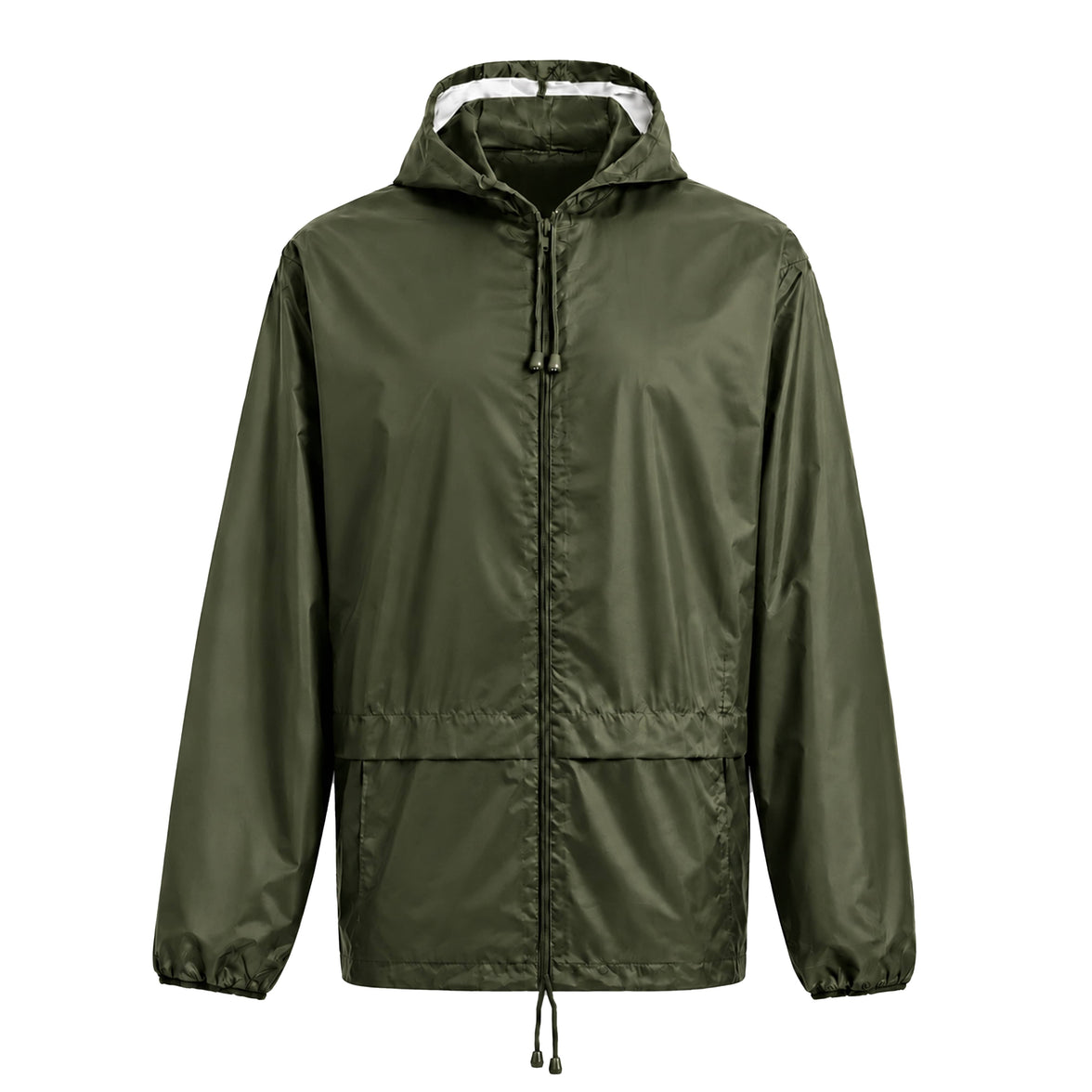 Heatwave Hooded Raincoat Kagools Jacket Unisex Adult Men and Women Water-Resistant Lightweight Ideal for Spring Summer & Travel OLIVE / S Rain Coat