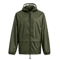 Heatwave Hooded Raincoat Kagools Jacket Unisex Adult Men and Women Water-Resistant Lightweight Ideal for Spring Summer & Travel OLIVE / S Rain Coat