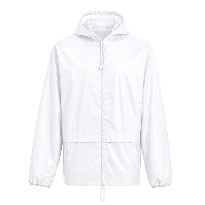 Heatwave Hooded Raincoat Kagools Jacket Unisex Adult Men and Women Water-Resistant Lightweight Ideal for Spring Summer & Travel WHITE / S Rain Coat