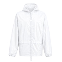 Heatwave Hooded Raincoat Kagools Jacket Unisex Adult Men and Women Water-Resistant Lightweight Ideal for Spring Summer & Travel WHITE / S Rain Coat