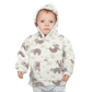 Kids Hoodie Safari & Sloth Blanket for Toddlers Ages 0-4 Unisex Warm Fluffy Wearable Sweatshirt with Pocket by Daisy Dreamer Hooded Blanket